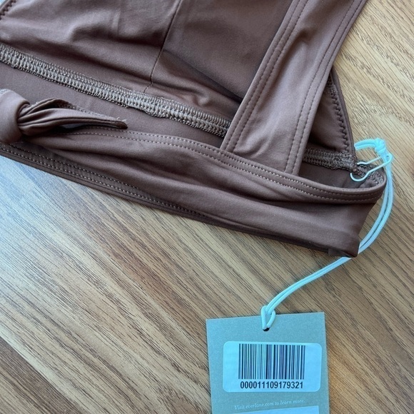 EVERLANE ReNew The Rosewood Triangle Bikini Top NWT - Picture 11 of 16